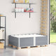 Vidaxl paletopzetranden 2 ST 150x100 cm Gris gris de pin massif