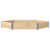 Vidaxl Planter surélevé Hexagonal 160x160 cm Pine solide - afbeelding 3