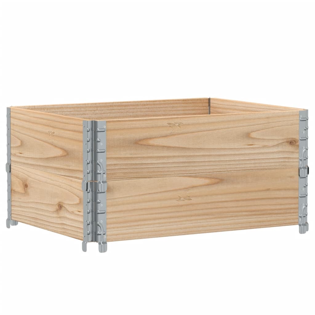 Jardinière Vidaxx 80x60 cm bois de pin massif