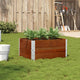 Vidaxx jardinière 80x60 cm bois de pin massif marron
