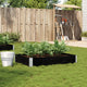 Vidaxl Planning Box 120x80 cm Pine solide noir