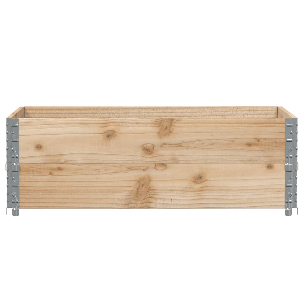 Boîte de planification Vidaxl 120x80 cm Pine solide