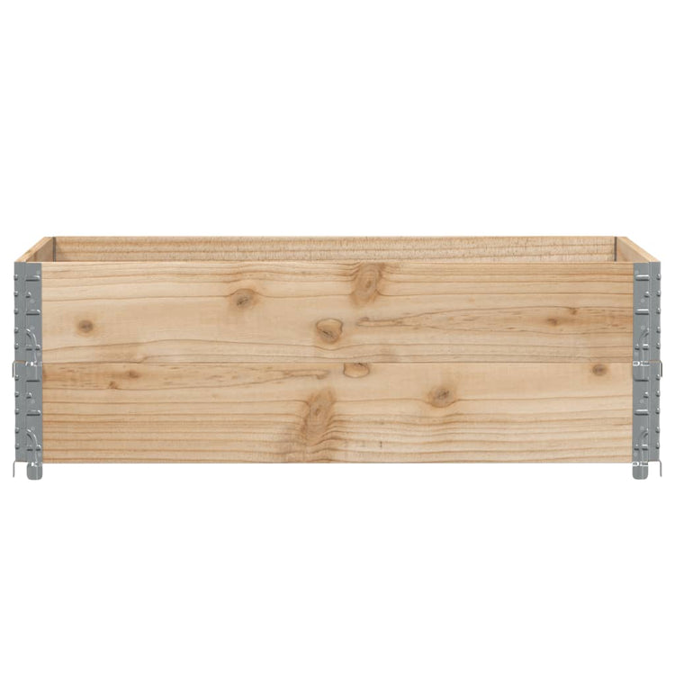 Boîte de planification Vidaxl 120x80 cm Pine solide
