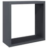 Vidaxl Fireplace Trek 100x40x100 cm Anthracite en acier -colore