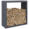 Vidaxl Fireplace Trek 100x40x100 cm Anthracite en acier -colore