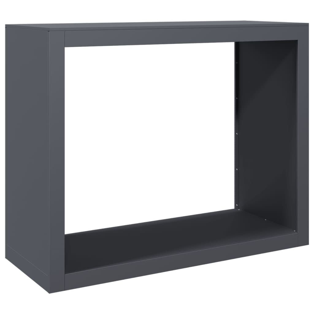 Viple de vidaxl 100x40x80 cm anthracite en acier -colore
