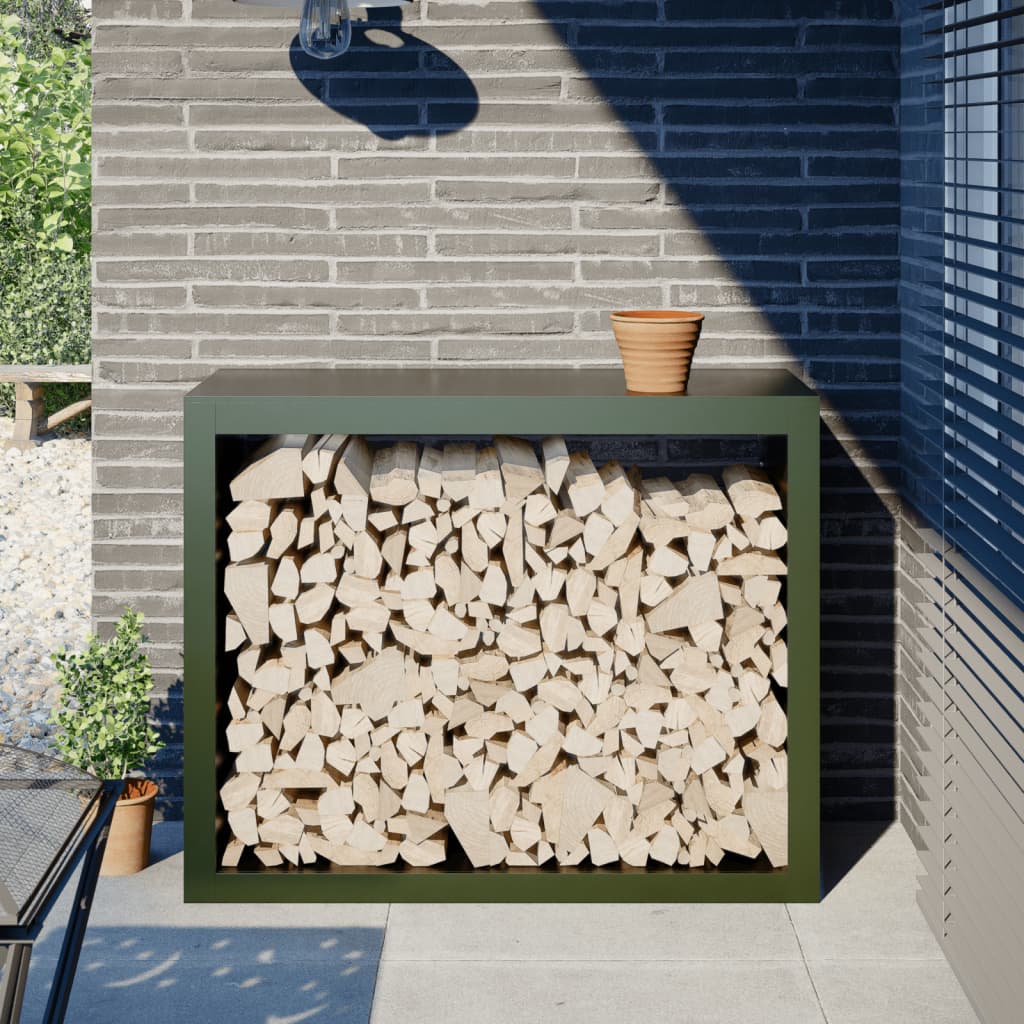 Viple de vidaxl 100x40x80 cm en acier vert