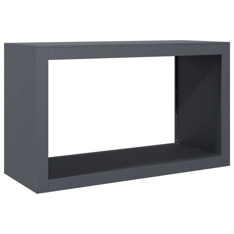 Viple de vidaxl 100x40x60 cm anthracite en acier -colore