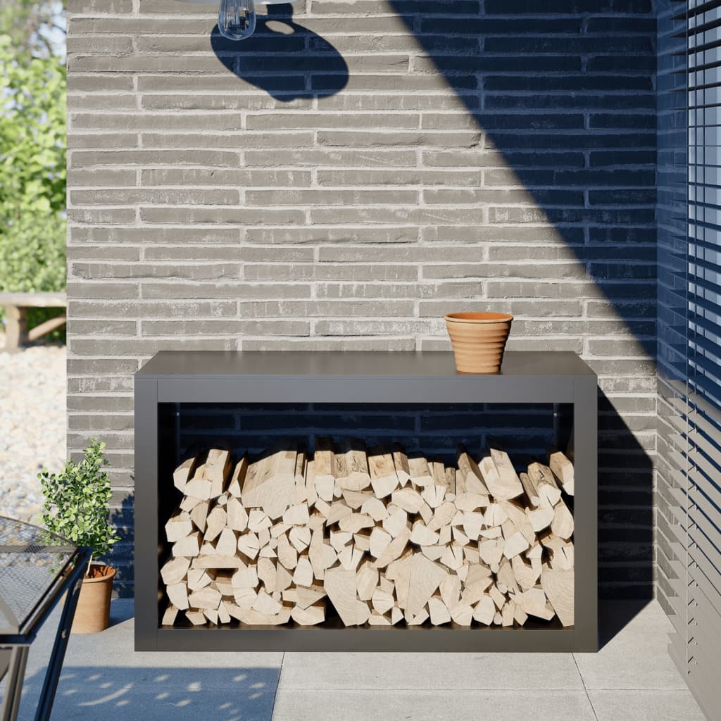 Viple de vidaxl 100x40x60 cm anthracite en acier -colore