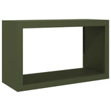 Foyer Vidaxl 100x40x60 cm en acier vert - afbeelding 2