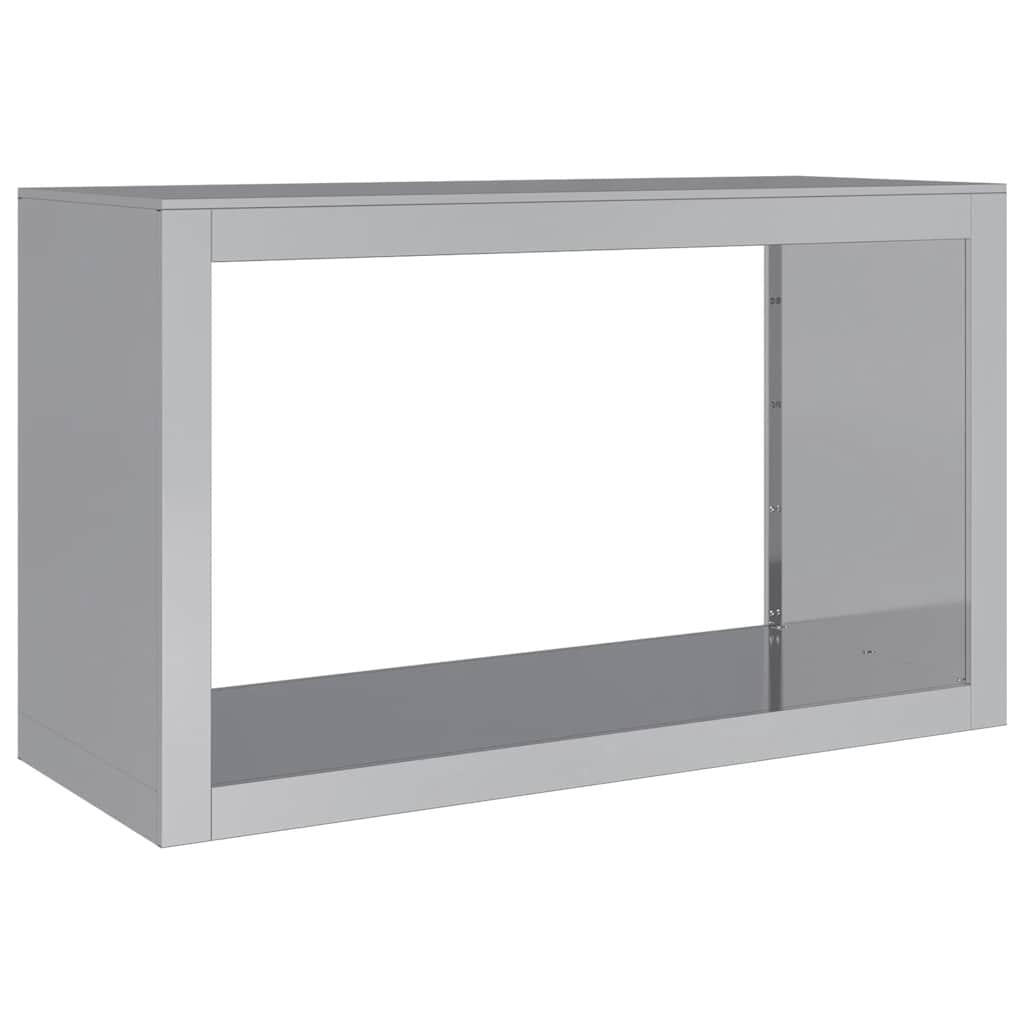 Foyer Vidaxl 100x40x60 cm en acier galvanisé