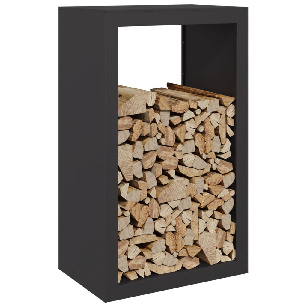 Fidaxl Foyer 60x40x100 cm en acier noir