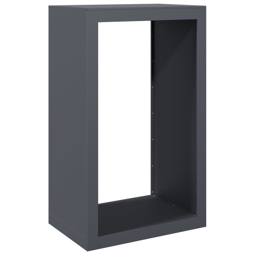 Viple de vidaxl 60x40x100 cm anthracite en acier -colore