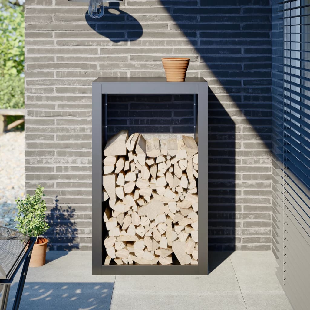 Viple de vidaxl 60x40x100 cm anthracite en acier -colore