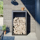 Viple de vidaxl 60x40x100 cm anthracite en acier -colore