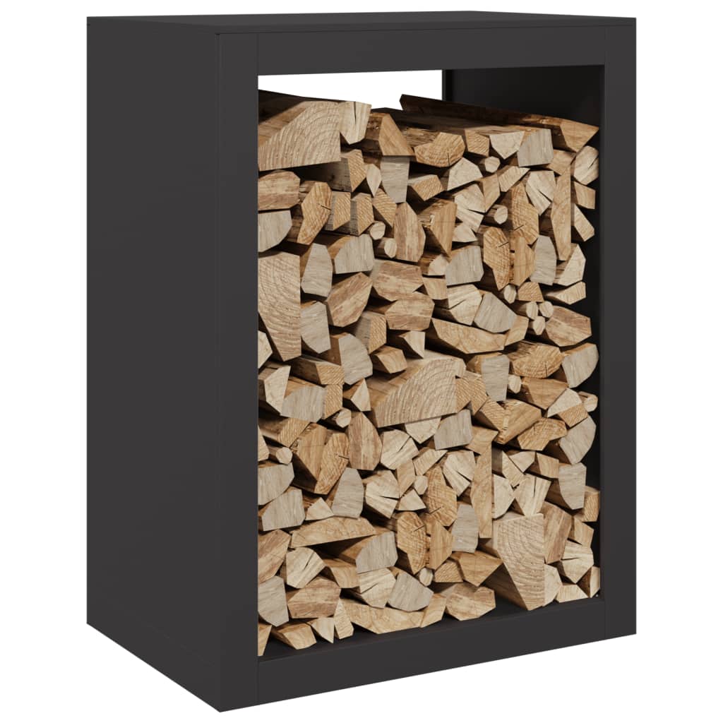 Fidaxl Foyer 60x40x80 cm en acier noir