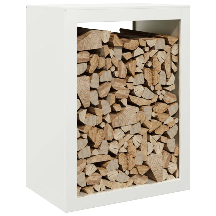 Fidaxl Foyer 60x40x80 cm en acier blanc