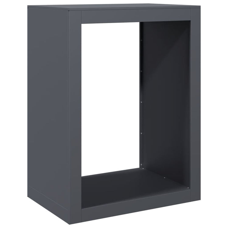 Viple de vidaxl 60x40x80 cm anthracite en acier -colore