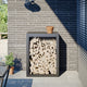Viple de vidaxl 60x40x80 cm anthracite en acier -colore