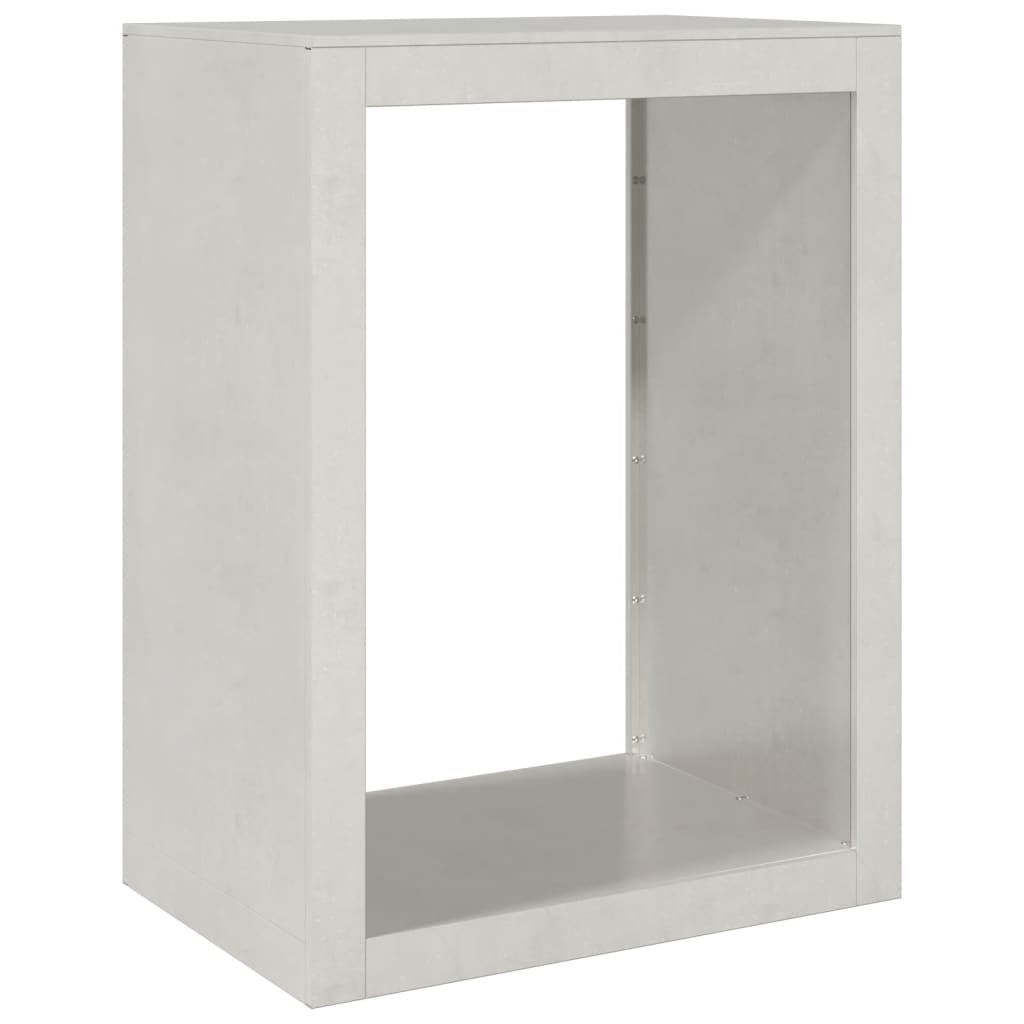 Fidaxl Foyer 60x40x80 cm en acier inoxydable