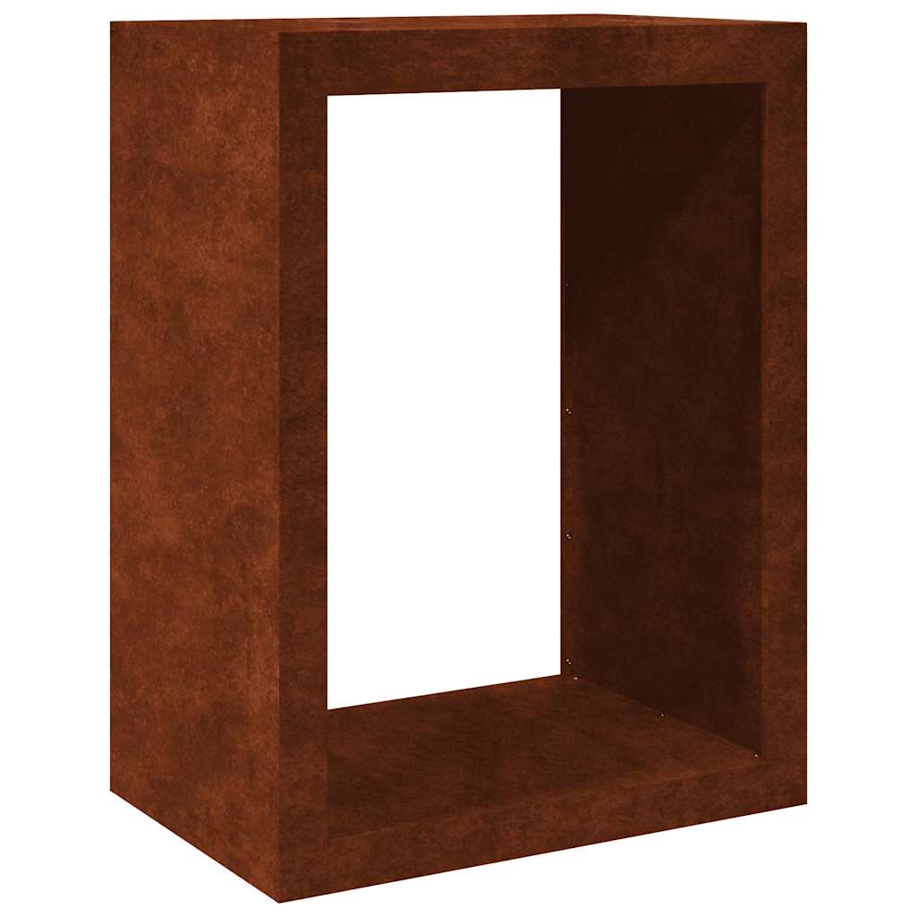 Vidaxl standhousrek 60x40x80 cm en acier météorologique