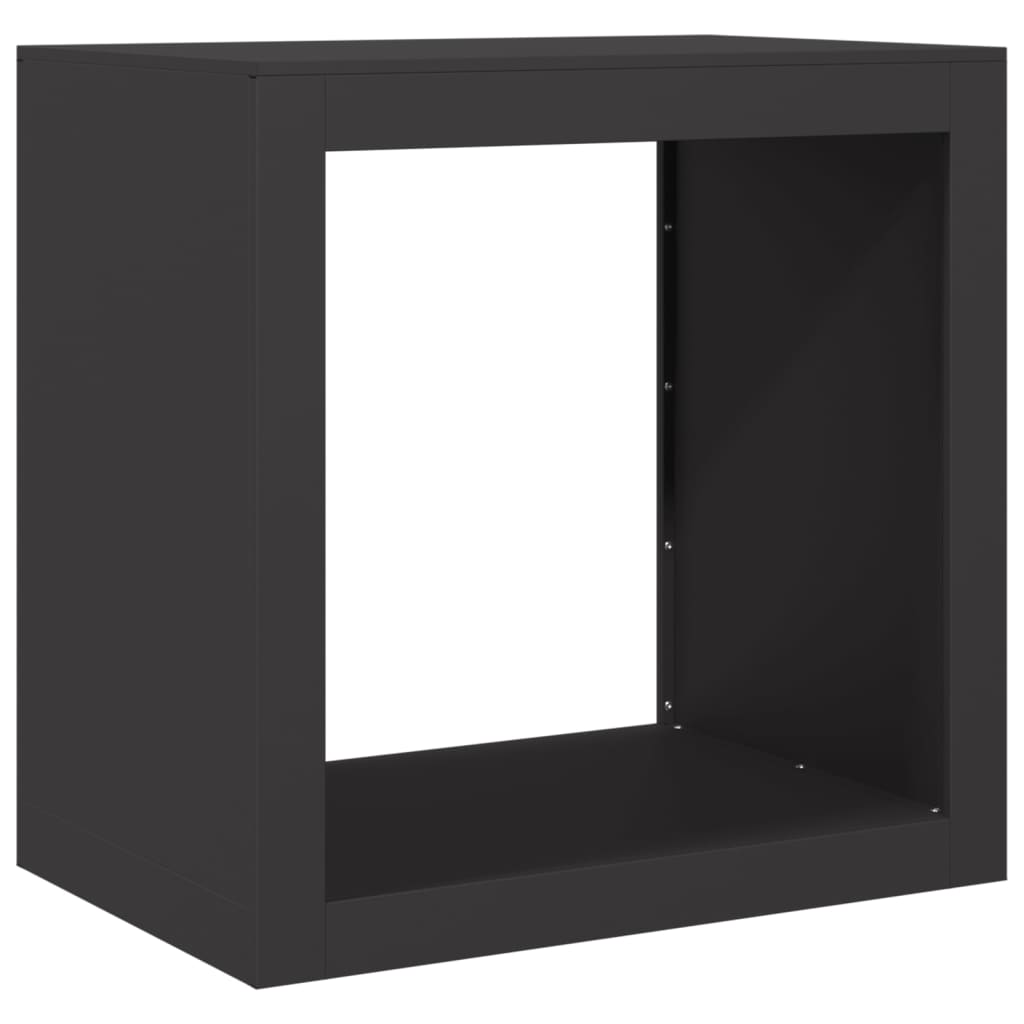 Fidaxl Foyer 60x40x60 cm en acier noir