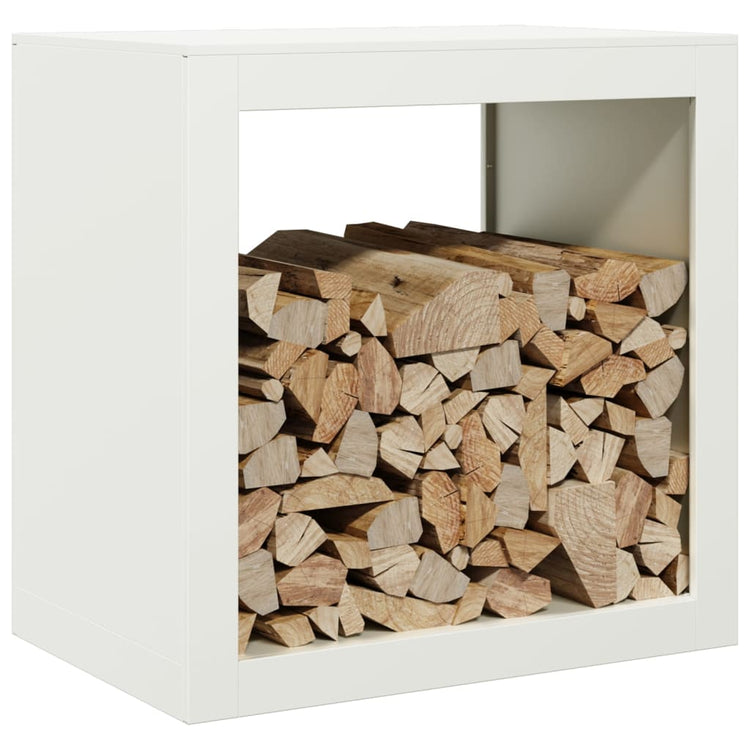 Fidaxl Foyer 60x40x60 cm en acier blanc