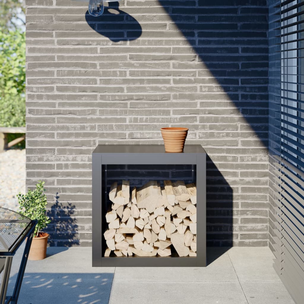 Violet de vidaxl 60x40x60 cm anthracite en acier -colore