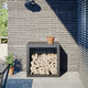 Violet de vidaxl 60x40x60 cm anthracite en acier -colore