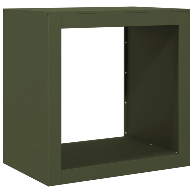 Fidaxl Fichette 60x40x60 cm en acier vert