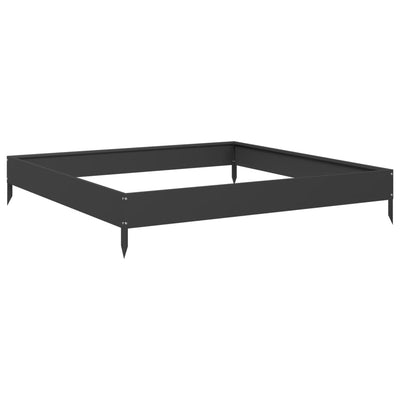 Vidaxl Planter insent 100x100x18,5 cm en acier