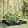 Vidaxl Planter surélevé 100x100x26 cm en acier noir