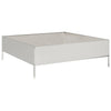 Vidaxl Planter surélevé 100x100x33,5 cm en acier inoxydable