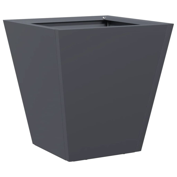 Vidaxx jardinière 30x30x30 cm acier anthracite