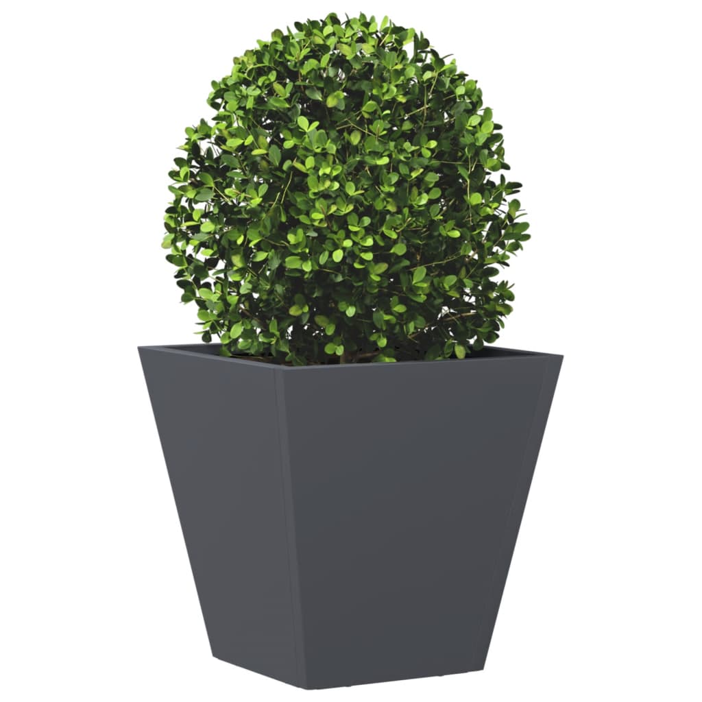 Vidaxx jardinière 30x30x30 cm acier anthracite