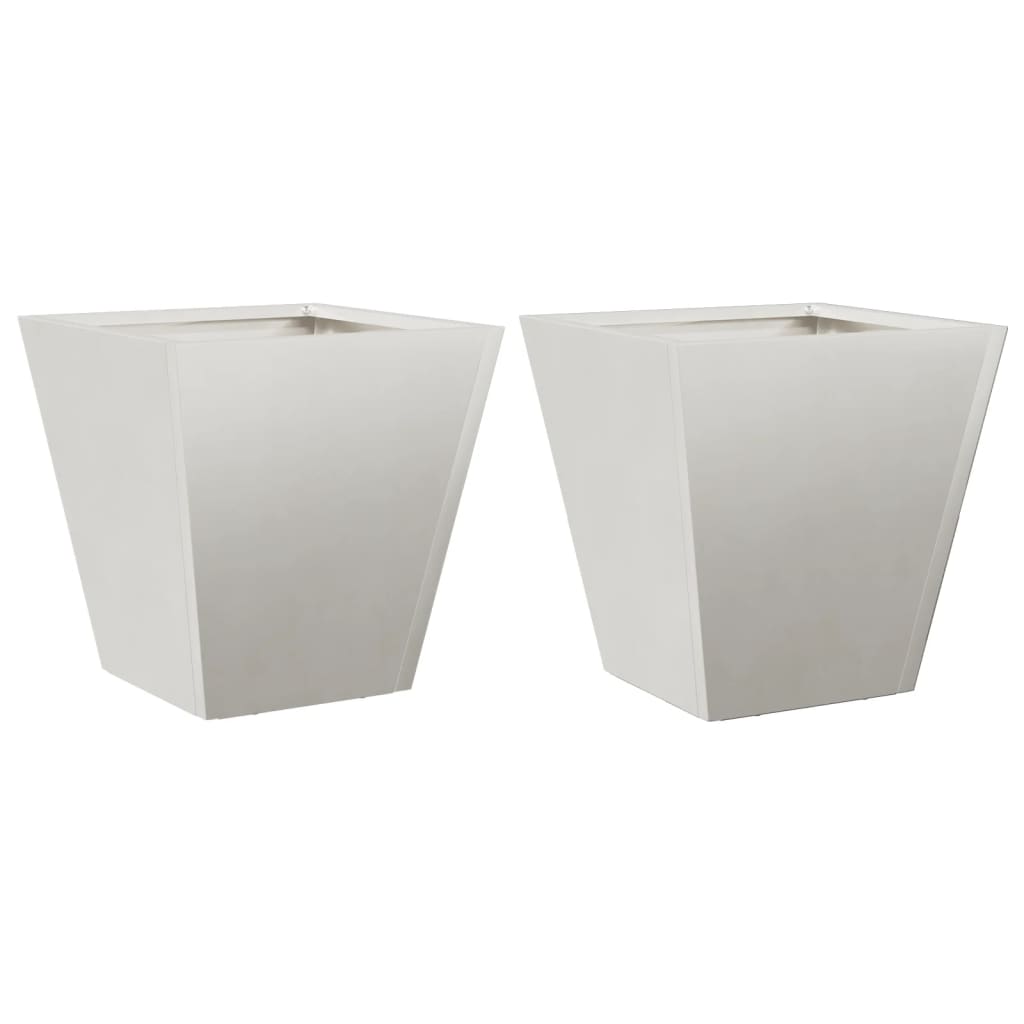 Vidaxl Planters 2 ST 30x30x30 cm en acier inoxydable