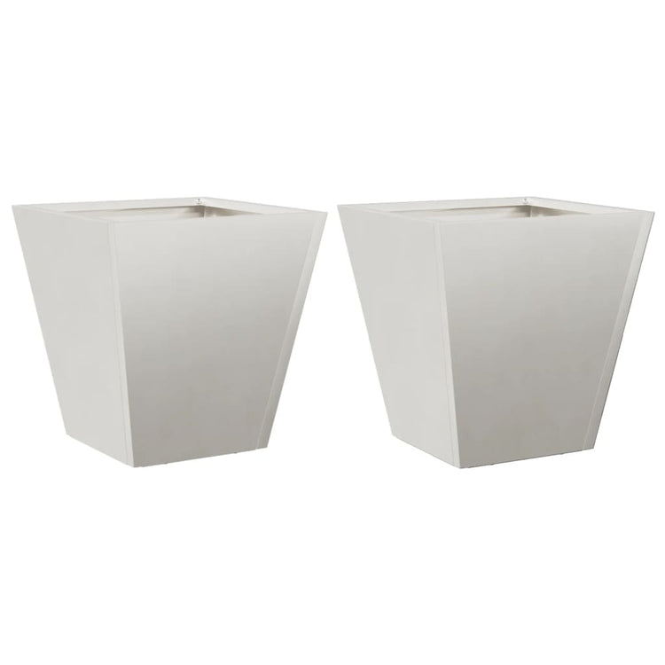 Vidaxl Planters 2 ST 30x30x30 cm en acier inoxydable