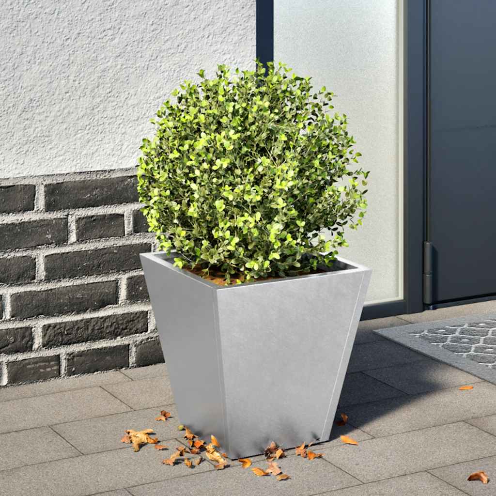 Boîte de planification de Vidaxl 30x30x30 cm en acier galvanisé
