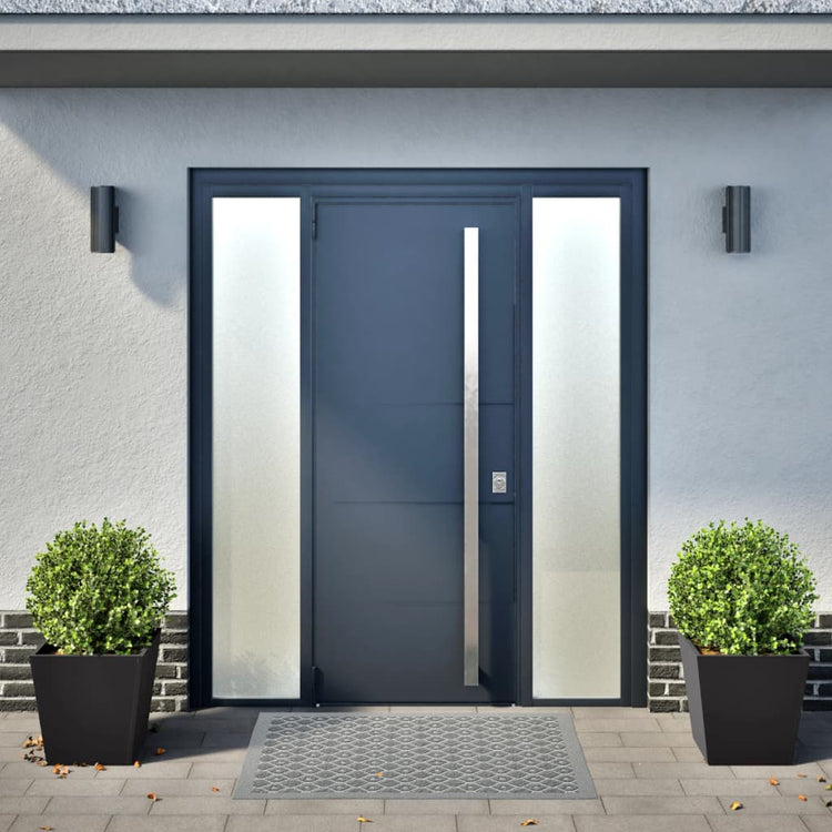 Jardinières vidaxl 2 ST 40x40x40 cm en acier noir