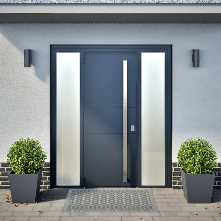 Vidaxl Planters 2 ST 40x40x40 cm Anthracite en acier -colore