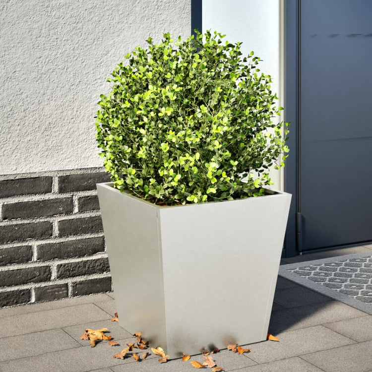 Banc de plante Vidaxl 40x40x40 cm en acier inoxydable