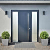 Vidaxl Planters 2 ST 40x40x40 cm en acier galvanisé
