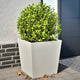Jarders Vidaxl 2 ST 50x50x50 cm en acier blanc