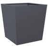 Boîte de planification Vidaxl 50x50x50 cm anthracite en acier -colore