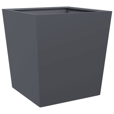 Boîte de planification Vidaxl 50x50x50 cm anthracite en acier -colore
