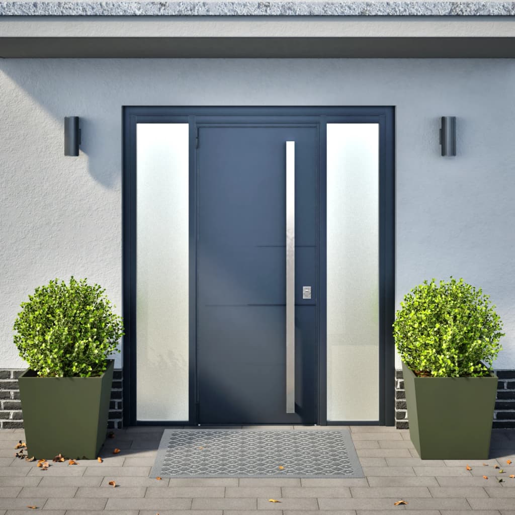 Planteurs Vidaxl 2 ST 50x50x50 cm Green d'olive en acier