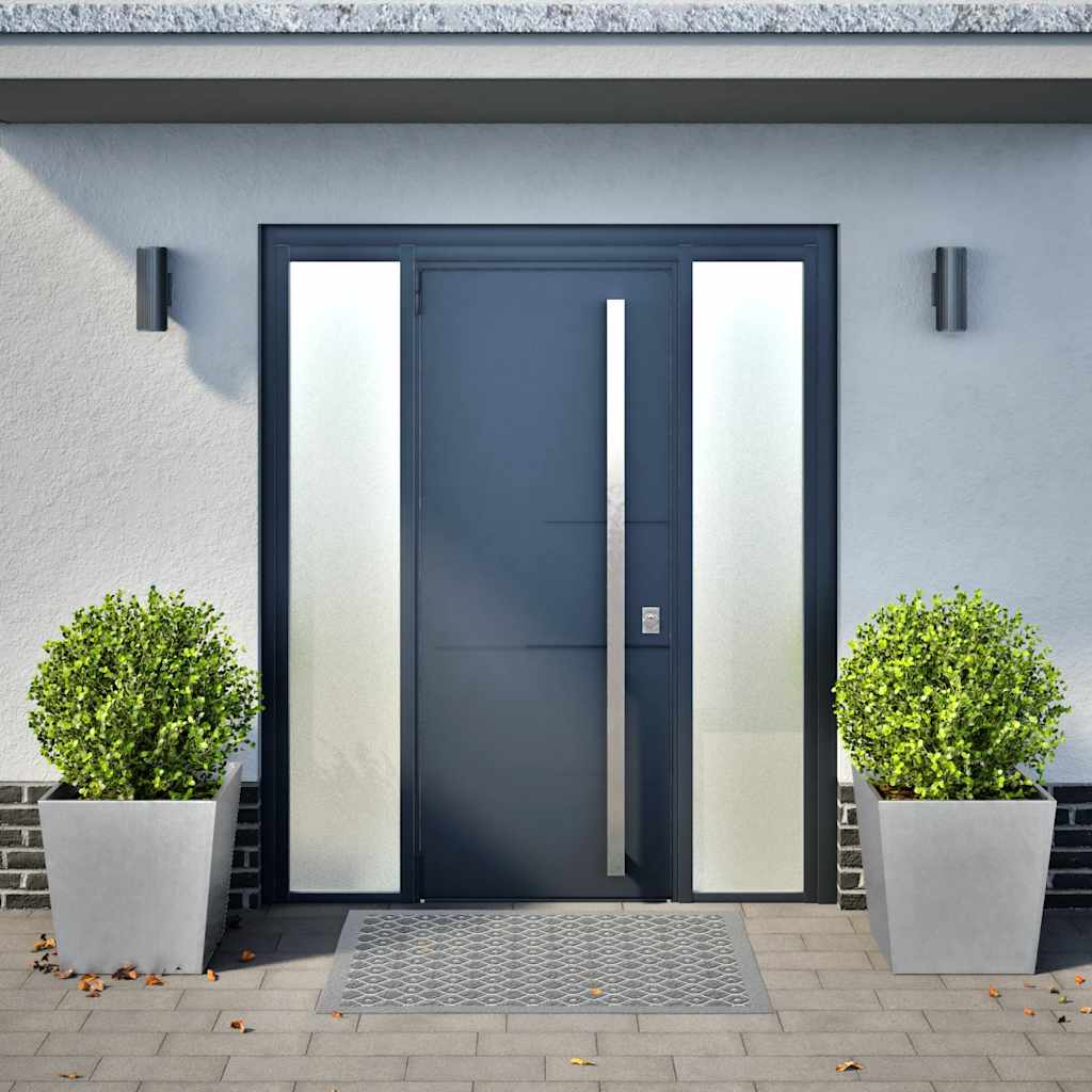 Jardiers Vidaxl 2 ST 50x50x50 cm en acier galvanisé