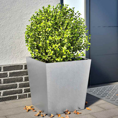 Jardiers Vidaxl 2 ST 50x50x50 cm en acier galvanisé