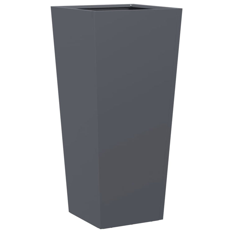Boîte de planification Vidaxl 35x35x75 cm Anthracite en acier -colore