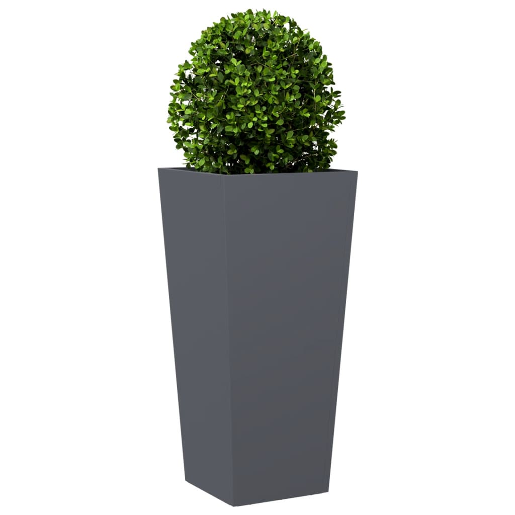 Boîte de planification Vidaxl 35x35x75 cm Anthracite en acier -colore